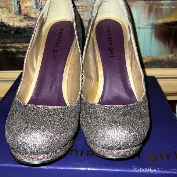 Madden Girl Sparkle Heels 👠 7.5 - Picture 7 of 12